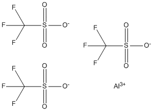 Molecular Structure of 74974-61-1 (Aluminum trifluoromethanesulfonate)
